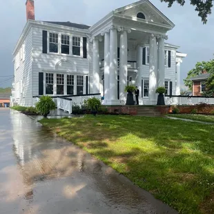 the front of the house