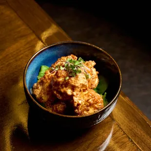 Crispy, bold dynamite shrimp with a perfect kick.