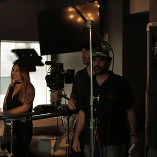 Vince directing a spot for 51 Fifty Energy Drink.