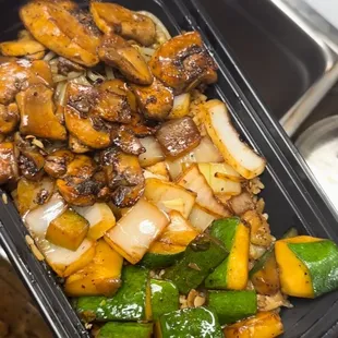 Veggie hibachi