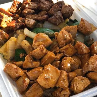 Steak &amp; Chicken goes so good together!