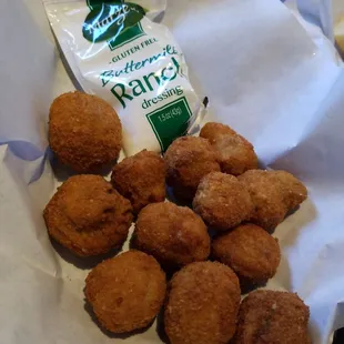 Fried mushrooms
