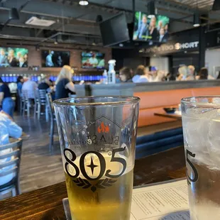 My 805 beer while watching sports
