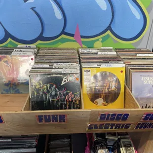 A good look at the cornerstone of the entire store, R&amp;B, rap, funk, disco, and soundtracks!