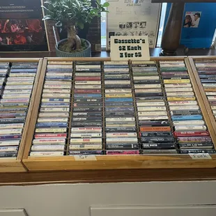 Close up of the cassettes, check em out!