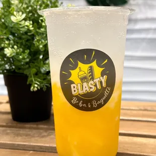 Mango Yakult Soda