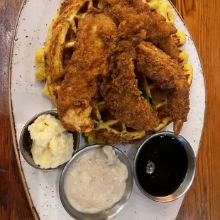 Chicken &amp; Waffles