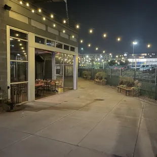 outside of a restaurant