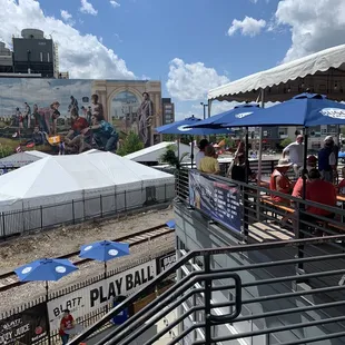 a view of a play ball park