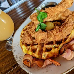 Chicken &amp; Waffles