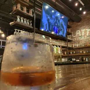 Old fashioned at the bar