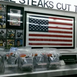 You have to love a place that proudly displays a US flag when so many want to remove it from our country.