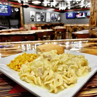 Our weekly special of chicken and noodles