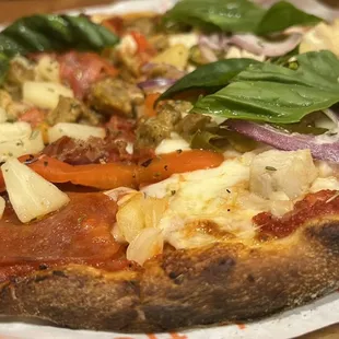 Pepperoni and pineapple