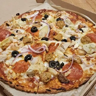 Custom Pizza With cauliflower crust