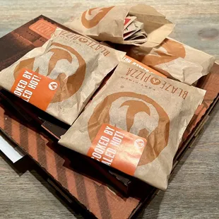 Food is sealed with stickers so you know no one's messed with it.