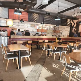 The counter to order these wonderful pizzas