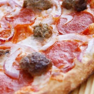 pizza, food