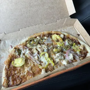 Ordered the just for 2.  1/2 pizza and a salad . Pizza was 3/10 rating. Missing half the cheese and bottom was burnt .