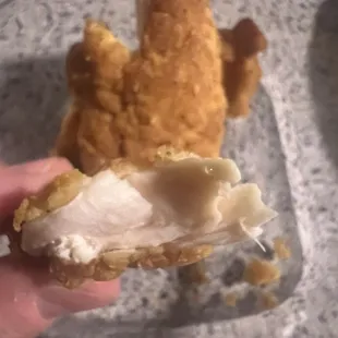 Chicken tenders - no heavy breading here! Just delicious, juicy chicken!