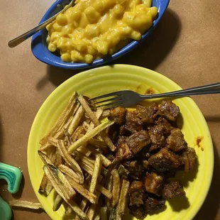 Brandon's BBQ Brisket Platter, Fries, Mac &amp; Cheese