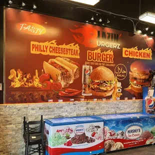 the interior of a restaurant