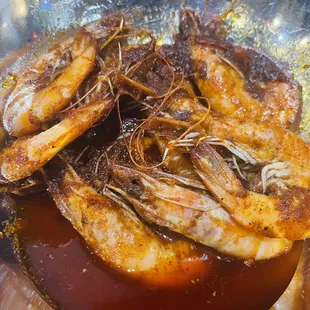 1/2 lb House Special, Cajun, Head On Shrimp