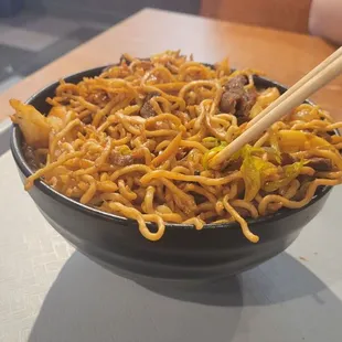 Bussin sauce chow mein bowl
