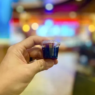 The Sauce Container. Probably a 2-3 ounce'r