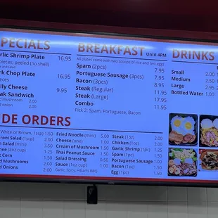 Menu (Right Side)