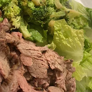 Steak Plate, all salad &amp; broccoli extra 6-10-22