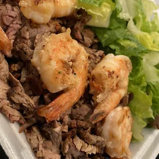 9-8-21 steak &amp; garlic shrimp large