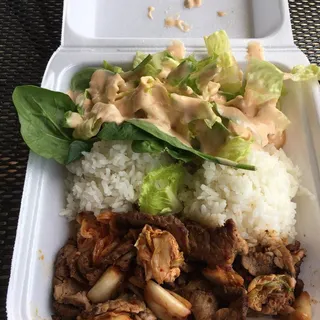 Kimchee Steak Plate