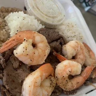 Steak & Shrimp Plate