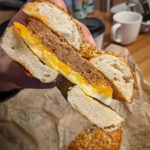 Breakfast sandwich