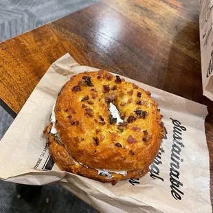 Sesame and Chive Bagel