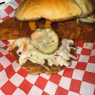 The Bird-Chicken sandwich (hot)