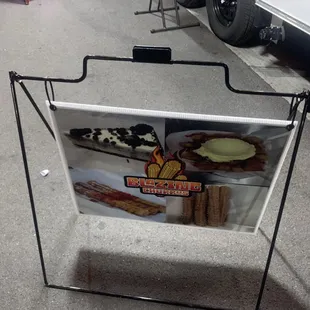 a sign for a fast food restaurant