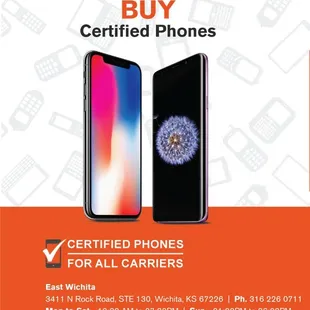 Buy certified used devices for all carriers
