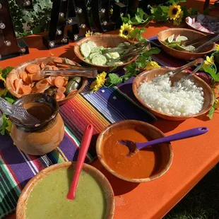 Salsa bar