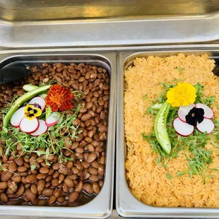 frijoles y arroz , (beans and rice)