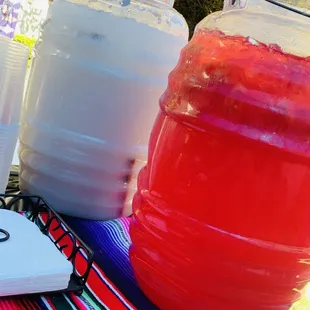 Mouth watering Agua Frescas