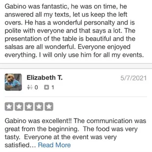Reviews not recommended by Yelp! But here they are , so you can see for yourself .