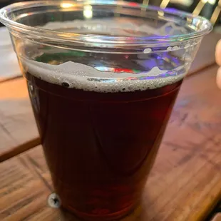 Good selection of different beers on tap