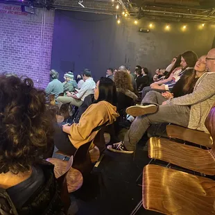 Good crowd for a Thursday night.