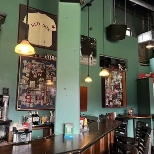 Inside view of Bleacher Bar