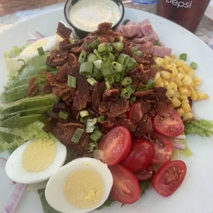 Cobb salad 4.5/5. The ranch is real tasty