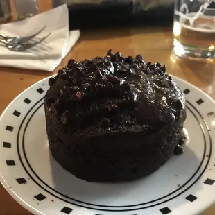 Chocolate lava cake--SO GOOD!