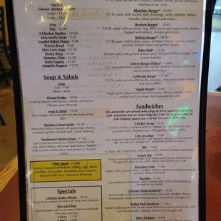 Menu (June 2023)