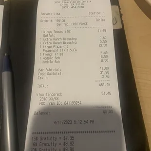 receipt